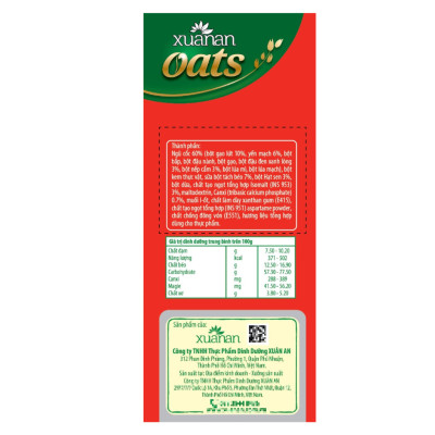 Combo 2 túi: Ngũ Cốc Gạo Lứt Huyết Rồng ít đường 400G + N.Cốc Gạo Lứt No Sugar[đường ăn kiêng]400G(Tặng Kèm 2 Túi Yến Mạch 150G)