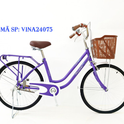 Xe đạp mini Vinabike 24inch nan thưa, phù hợp với người cao từ 1m30 đến 1m60
