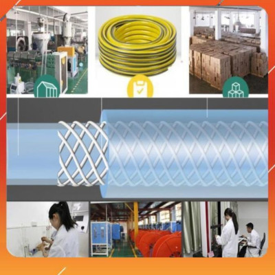 ️Evoucher Bộ dây vòi xịt nước rửa xe, tưới cây , tăng áp 3 lần, loại 7m, 10m 206701-1 đầu đồng,cút,nối vàng +  đai