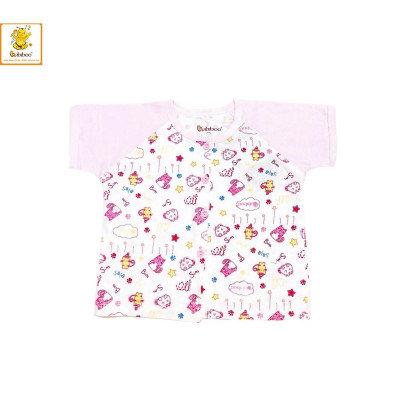 Sơ sinh - Áo in hình thú tay ngắn BABIBOO - BB61