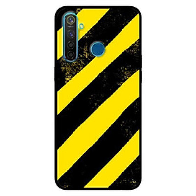 Ốp lưng dành cho Realme 5 - 5s - 6i mẫu Sọc Vàng Đen
