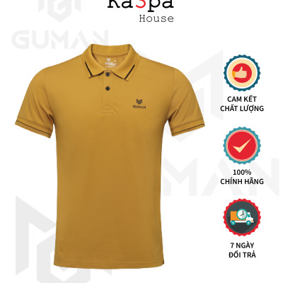 Áo Thun Polo Casual GUMAN Orange Yellow GOY116