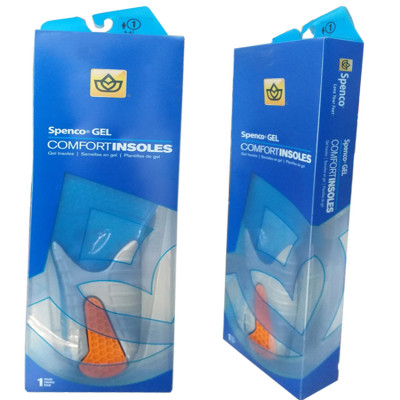 Miếng lót giày hỗ trợ đau gót Spenco Gel Comfort - Mỹ, xanh nước biển, mang lại sự thoải mái suốt ngày dài cho đôi chân