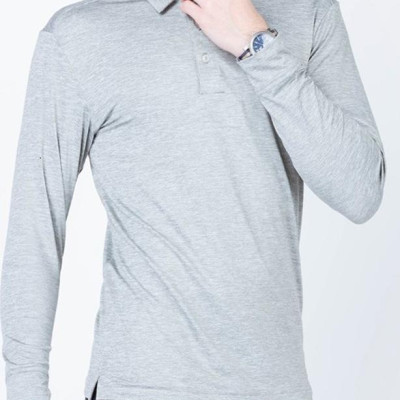 Áo Thun Dài Tay Nam Màu Xám ALIGRO ALGAPD002