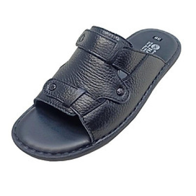 Dép Nam Quai Ngang Da Bò Thật TiTi ĐÔ Cao Cấp DN254