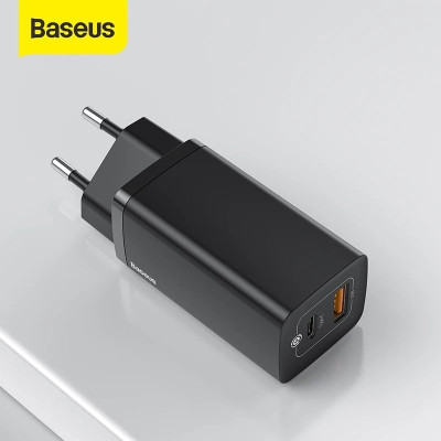 Củ sạc siêu nhanh, nhỏ gọn Baseus GaN2 Lite Quick Charger 65W - Hàng chính hãng