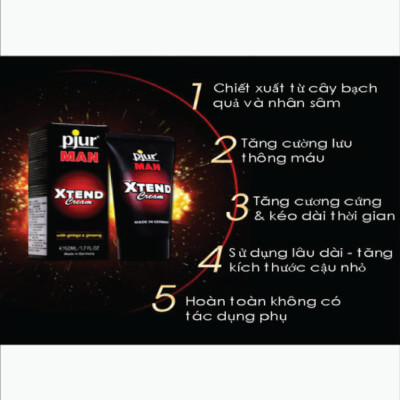 Gel cường dương Pjur Man Xtend 50ml dành cho quý ông tăng khoái, tăng lưu thông máu