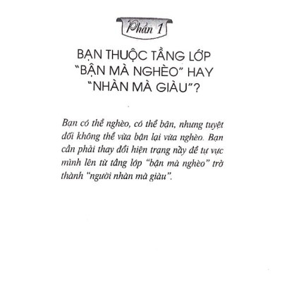 Tại Sao Càng Bận Càng Nghèo Càng Nhàn Càng Giàu