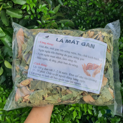 Túi 1Kg Lá Mát Gan giải độc mát gan và người dùng nhiều bia rượu