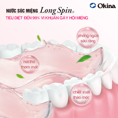 Nước súc miệng dạng thanh LONG SPIN BOTANICAL Nhật Bản hương Thảo Mộc – Combo 10 thanh x 10ml