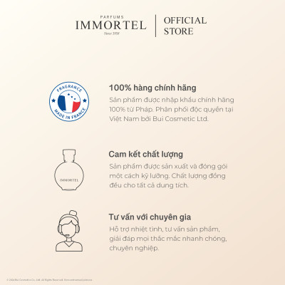 Nước Hoa Nữ IMMORTEL N°777 - Eau de Parfum 60mL Nhập Khẩu Chính Hãng Pháp