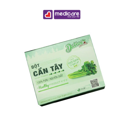 0131871 DATINO Bột Cần Tây Nguyên Chất Hộp 15 gói