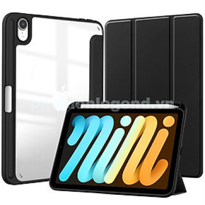 Bao da dành cho iPad Mini 7 Clear Folio hiệu Mutural lưng trong chống sốc - Hàng chính hãng