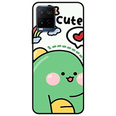 Ốp lưng dành cho Vivo Y21 - Vivo Y21s mẫu Khủng Long Cute Tim