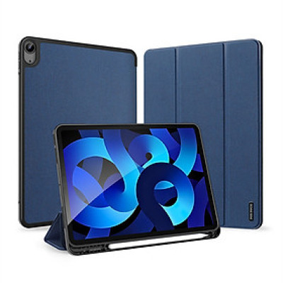 Bao Da Dành Cho iPad Air 4/ Air 5 10.9/ Air 6 11 inch 2024 Dux Ducis Domo Series Có Khe Cắm Bút, Tự Động Tắt Mở - Hàng Chính Hãng