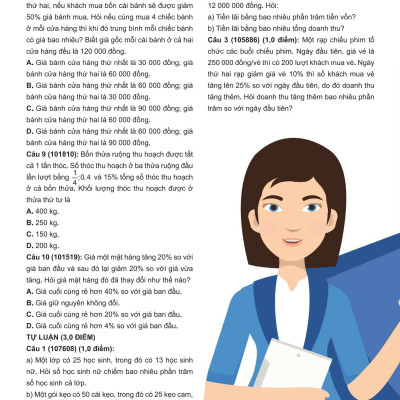 Sách - Đột Phá Tư Duy Toán 6 - Tập 2