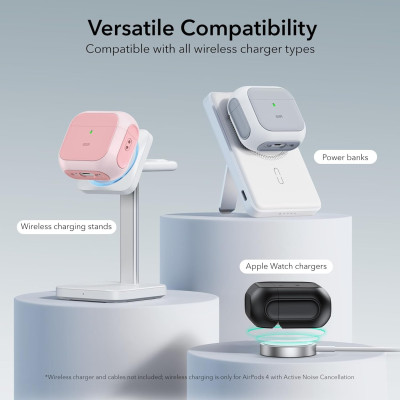 Bao Case ESR Orbit Hybrid Case with HaloLock cho AirPods 4 - Hàng Chính Hãng