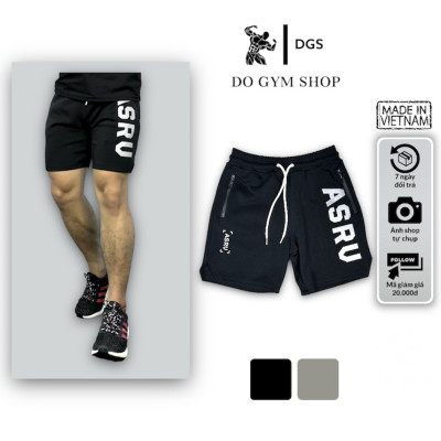 Quần short nam tập gym DO GYM SHOP chất thun poly thoáng mát khi chơi thể thao