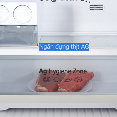 Tủ lạnh Panasonic Diệt Khuẩn 366L NR-TL381GVKV Lấy Nước Ngoài Kháng Khuẩn -  Bộ Cảm biến Econavi - Ngăn Đá Trên - Hàng Chính Hãng