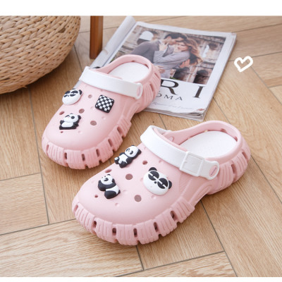 Dép bánh mì Cross nữ siêu nhẹ kèm Sticker dễ thương - dép nữ hot trend DNU9021