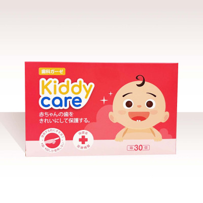 Gạc Rơ Lưỡi, Vệ Sinh Răng Miệng Cho Bé KIDDYCARE HERBLAND hộp 30 gói