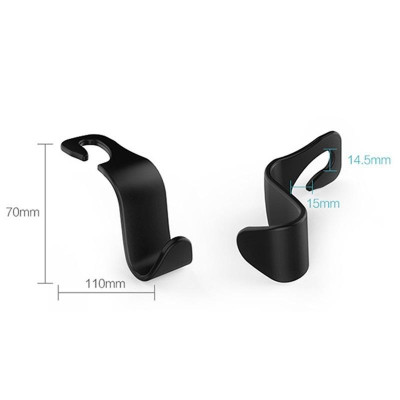 Móc Treo Đồ Đa Năng Ghế Sau Ôtô, Treo Đồ Gọn Gàng, Tiện Dụng Trong Xe Hơi, Giá Rẻ, Tiết Kiệm Không Gian. TakyHome 9711