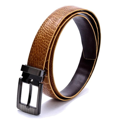 HC5411-12-15-16 - Dây thắt lưng nữ da đà điểu Huy Hoàng 2,5P trơn màu đen, nâu đất, nâu đỏ, vàng bò