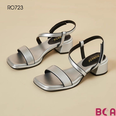 [CÔNG SỞ + DẠO PHỐ] Giày Cao Gót Quai Sau Chéo Độc Đáo 5cm RO723 ROSATA tại BCASHOP Êm Ái và Thoải Mái