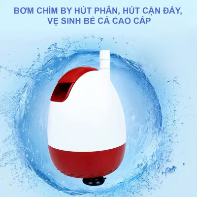 Máy bơm hút đáy BAOYU BY-303 30W bơm chìm hút cặn 360 độ bể cá cảnh thủy sinh BY303
