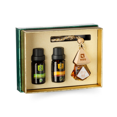 Combo Tinh dầu thư giãn NEO gồm 10ml bạc hà + 10ml sả + 8ml quế- Đạt chuẩn OCOP 4 SAO