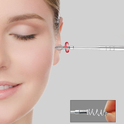 Dụng Cụ Lấy Ráy Tai, Bộ Ngoáy Tai 6 Chiếc KUNBE, Chất Liệu Inox Cao Cấp Giúp Vệ Sinh Tai An Toàn, Chuyên Nghiệp