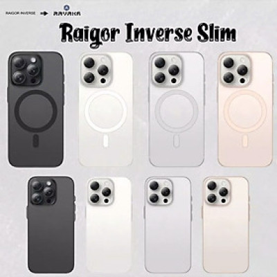 Ốp lưng Raigor Ravaka Ultra Gucase Slim Siêu Mỏng Dành cho iPhone 16 Promax / 15 ProMax / 14 Promax mỏng nhẹ, có phiên bản hỗ trợ sạc không dây từ tính – Hàng nhập khẩu