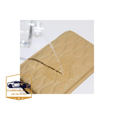 Đệm Tỳ Tay Ô Tô Cao Su Non Nguyên Khối Bọc Da Nappa – Êm Ái, Chống Mỏi, Thư Giãn Khi Lái Xe - Hàng Chính Hãng