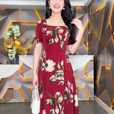 Đầm xòe - Y1798- Thương hiệu Zonbig