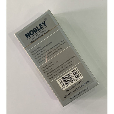 ￼Bao Cao Su NOBLEY  Malaysia - Hộp 10 Cái - Tác Dụng SIÊU MỎNG , GÂN , GAI