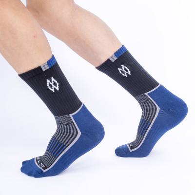 Hộp 5 đôi tất thể thao đá bóng, tennis, cầu lông, chạy bộ chống trơn trượt sợi cotton MRM Manlywear - CB5TTTCDMM
