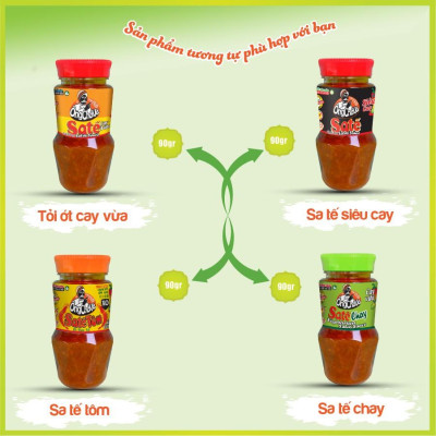 Lốc 6 Hũ Sa Tế Tôm Ông Chà Và 90gr ( Shrimp Satay)