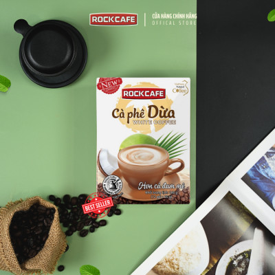 Cà phê dừa ROCKCAFE (Hộp 12 gói)