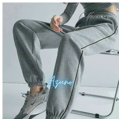 Quần Nữ Thời Trang, Quần Jogger Nữ Bo Gấu Chất Nỉ Siêu Ấm