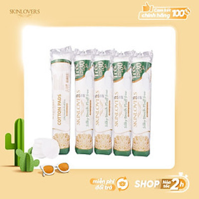 Combo 5 Gói Bông Tẩy Trang Skinlovers 120+30 miếng ( 5 x 150 miếng)