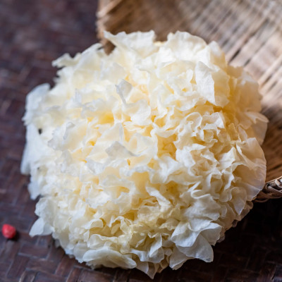 Nấm Tuyết Trắng Khô Không Tẩy Lý tưởng 70g