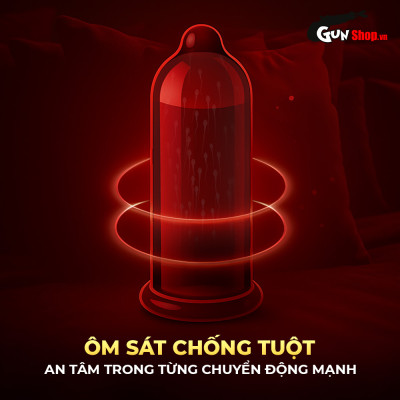 Bao cao su Shell Performax 6 in 1 - Kéo dài thời gian - Hộp 10 cái