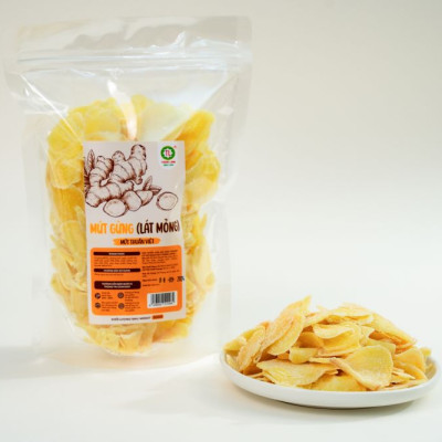 MỨT GỪNG HUẾ SẤY KHÔ  (LÁT MỎNG) THÀNH LONG 200G
