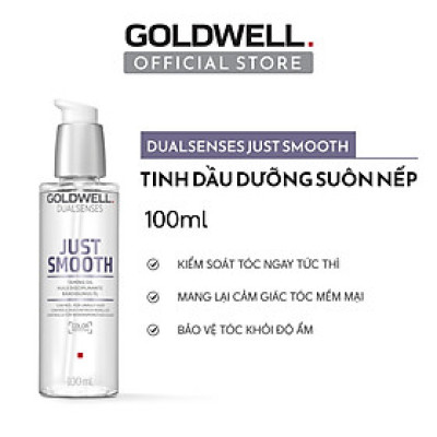 Tinh Dầu Dưỡng Tóc Mềm Mượt Goldwell Just Smooth Giảm Bông Xù, Xơ Rối, Mềm Mượt Tóc 100ml