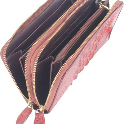 Ví Nữ Huy Hoàng HT3210 (10.5 x 19 cm) - Nâu Đỏ