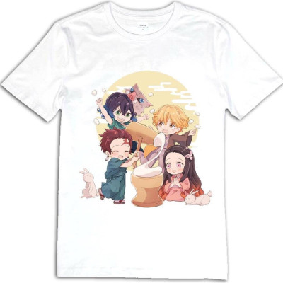 Áo phông hình chibi Kimetsu no Yaiba