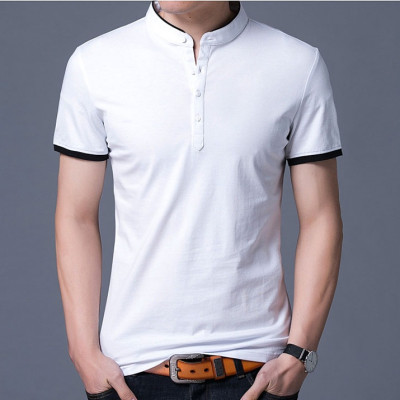 Áo thun nam ngắn tay cổ trụ thời trang SITAKI cao cấp ATN01