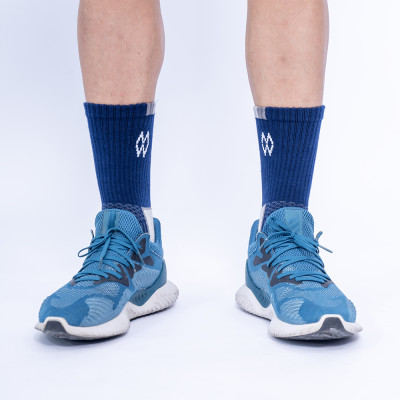 Hộp 5 đôi tất thể thao đá bóng, tennis, cầu lông, chạy bộ chống trơn trượt sợi cotton MRM Manlywear - CB5TTTCDMM