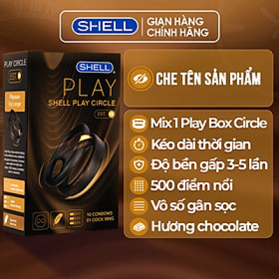 Bao cao su Shell Play Circle - Tổng hợp 6 tính năng 1 Play Box Circle | SHELL CHÍNH HÃNG