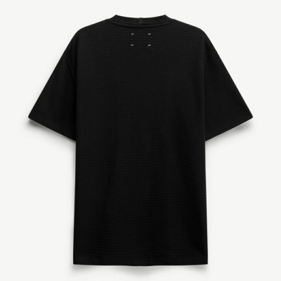 Áo thun nam tay ngắn ROUTINE bề mặt sọc gân. Fitted - 10S24TSS001 | LASTORE MENSWEAR
